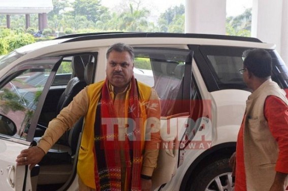 BJP Northeast zonal Secretary arrives in Tripura BJP Northeast zonal Secretary arrives in Tripura